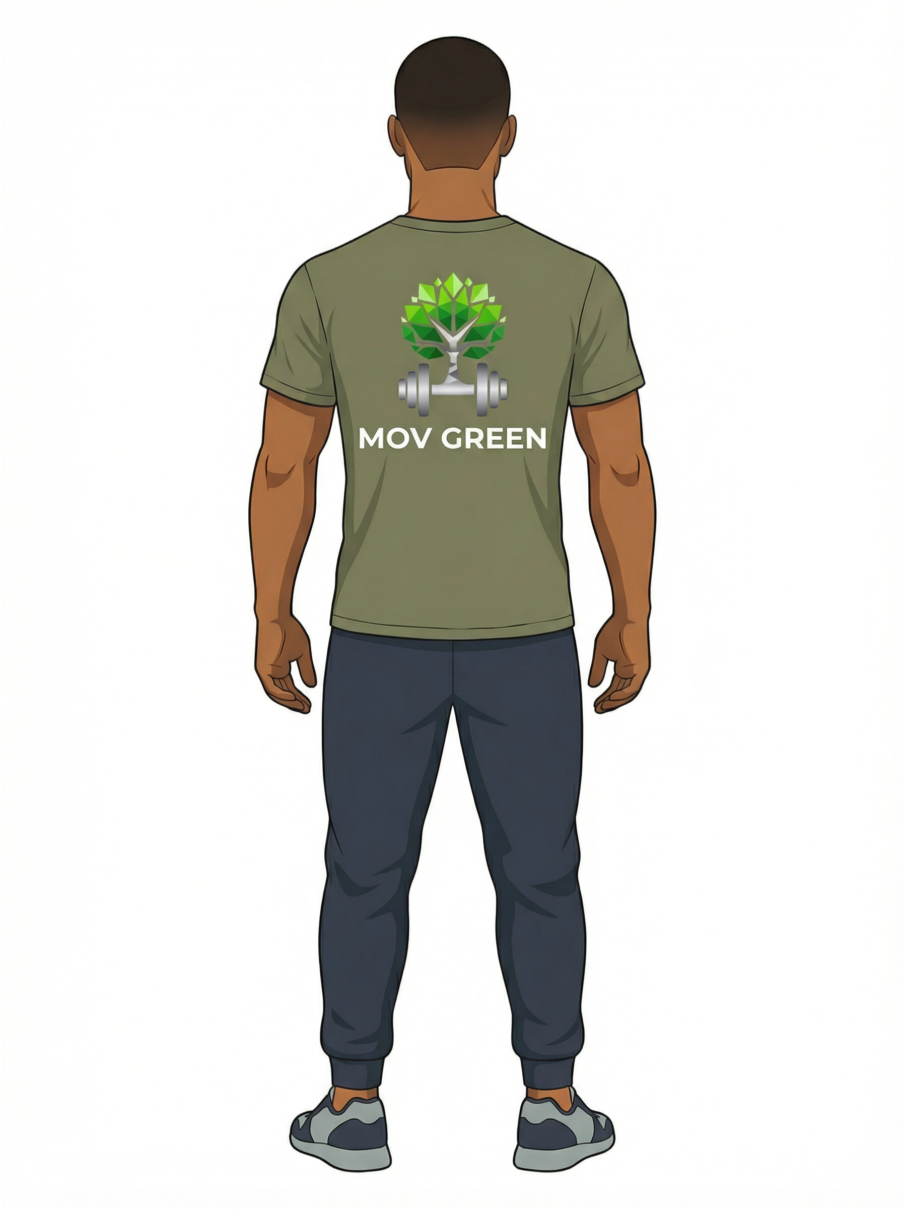 T-shirt GRP⚡ "La vie est ...." — Kaki