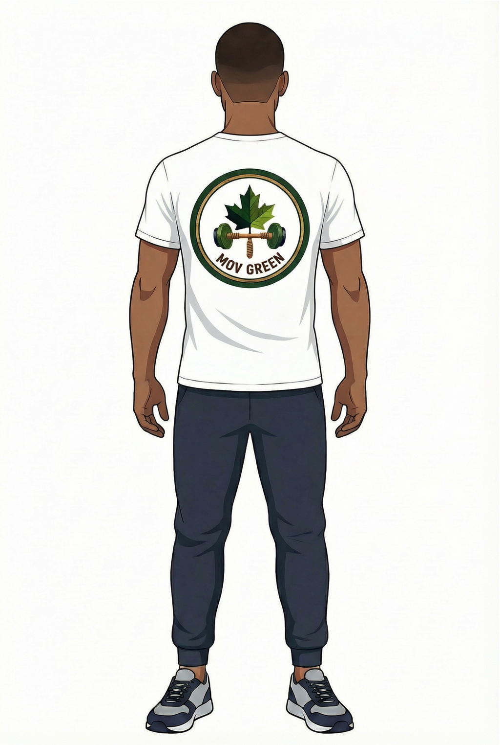 T-shirt GRP⚡ "La nature est ...." — Blanc