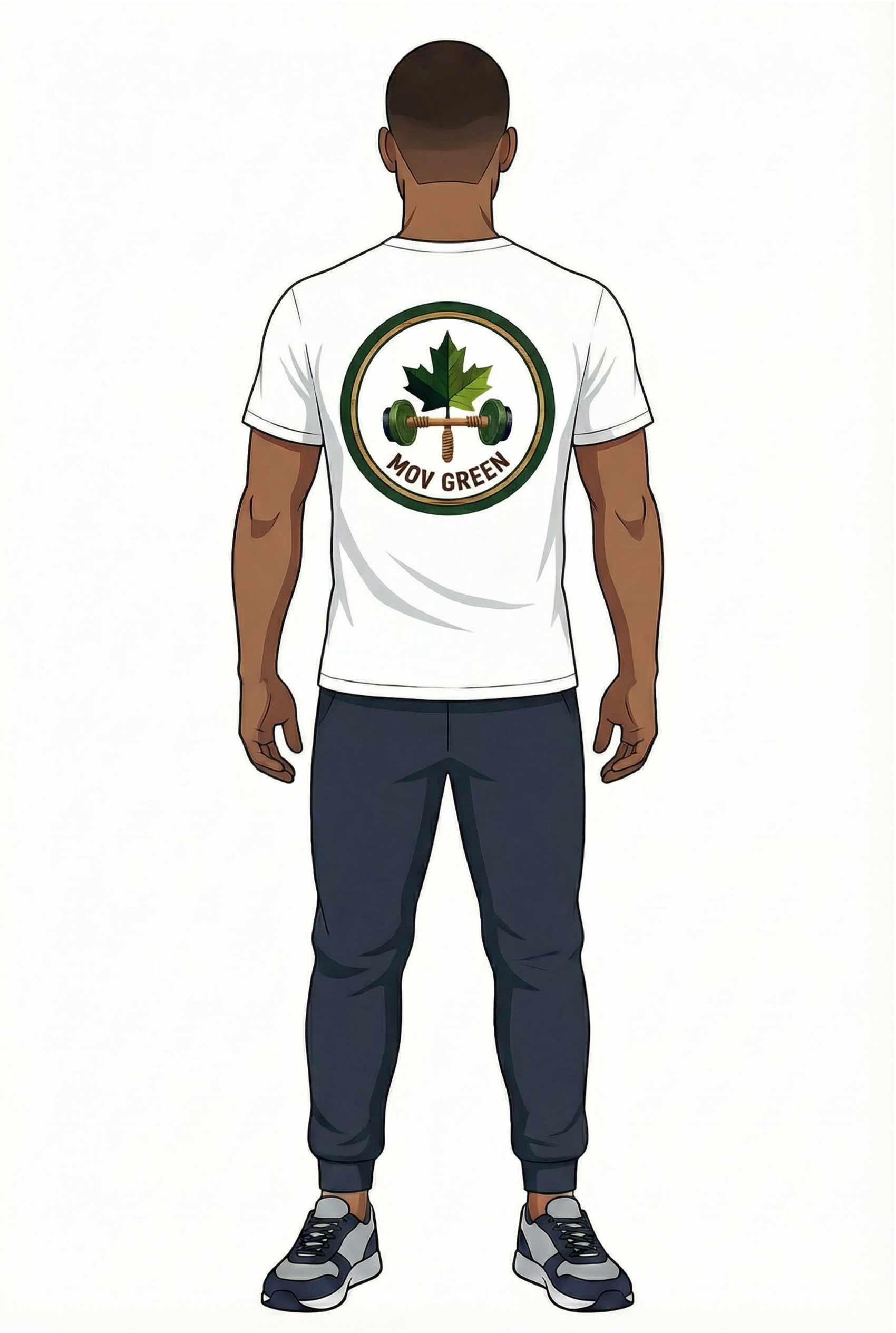 T-shirt GRP⚡ "La nature est ...." — Blanc