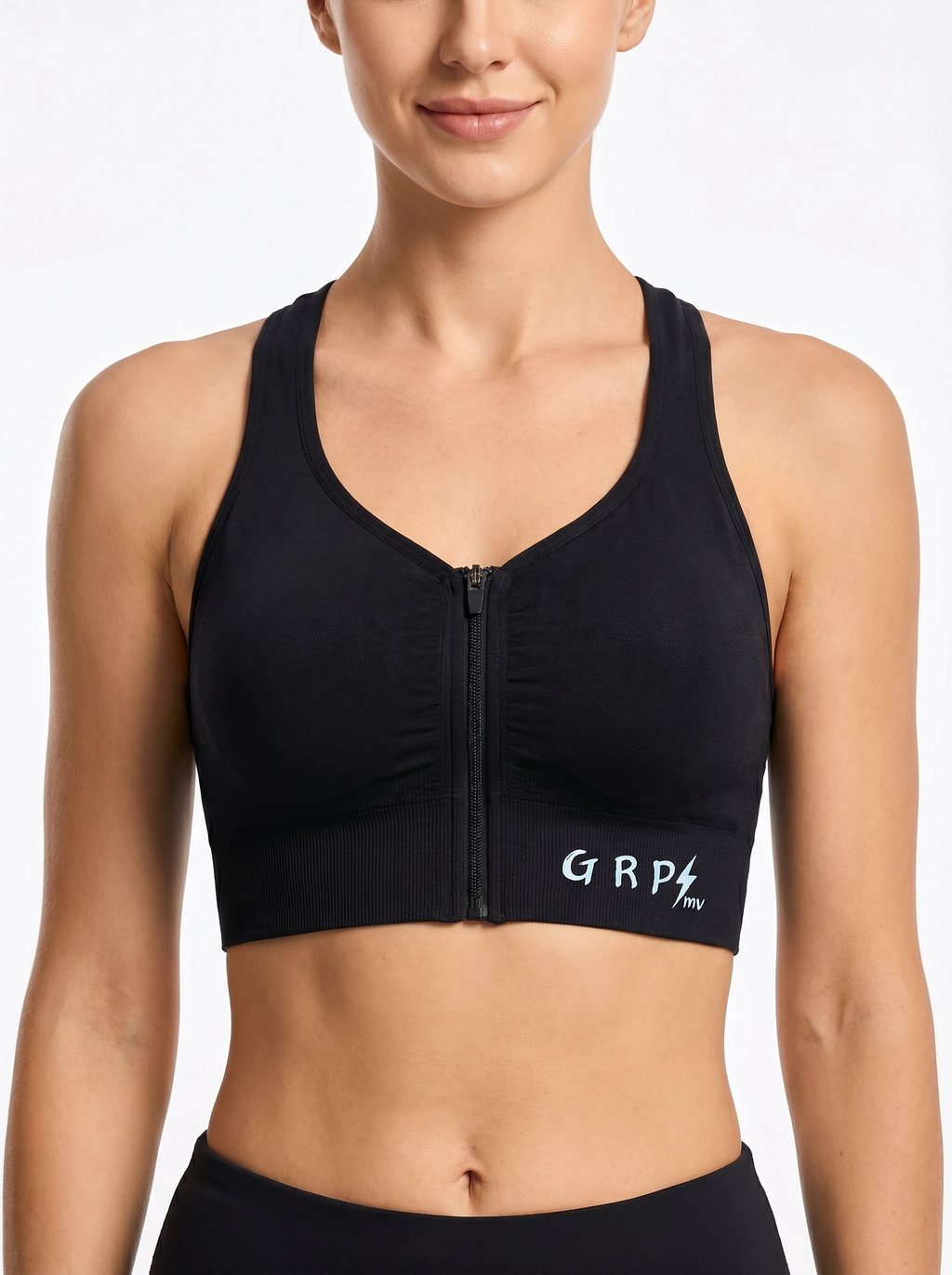 Brassière Sport GRPmv — Zip Frontal (Col V)