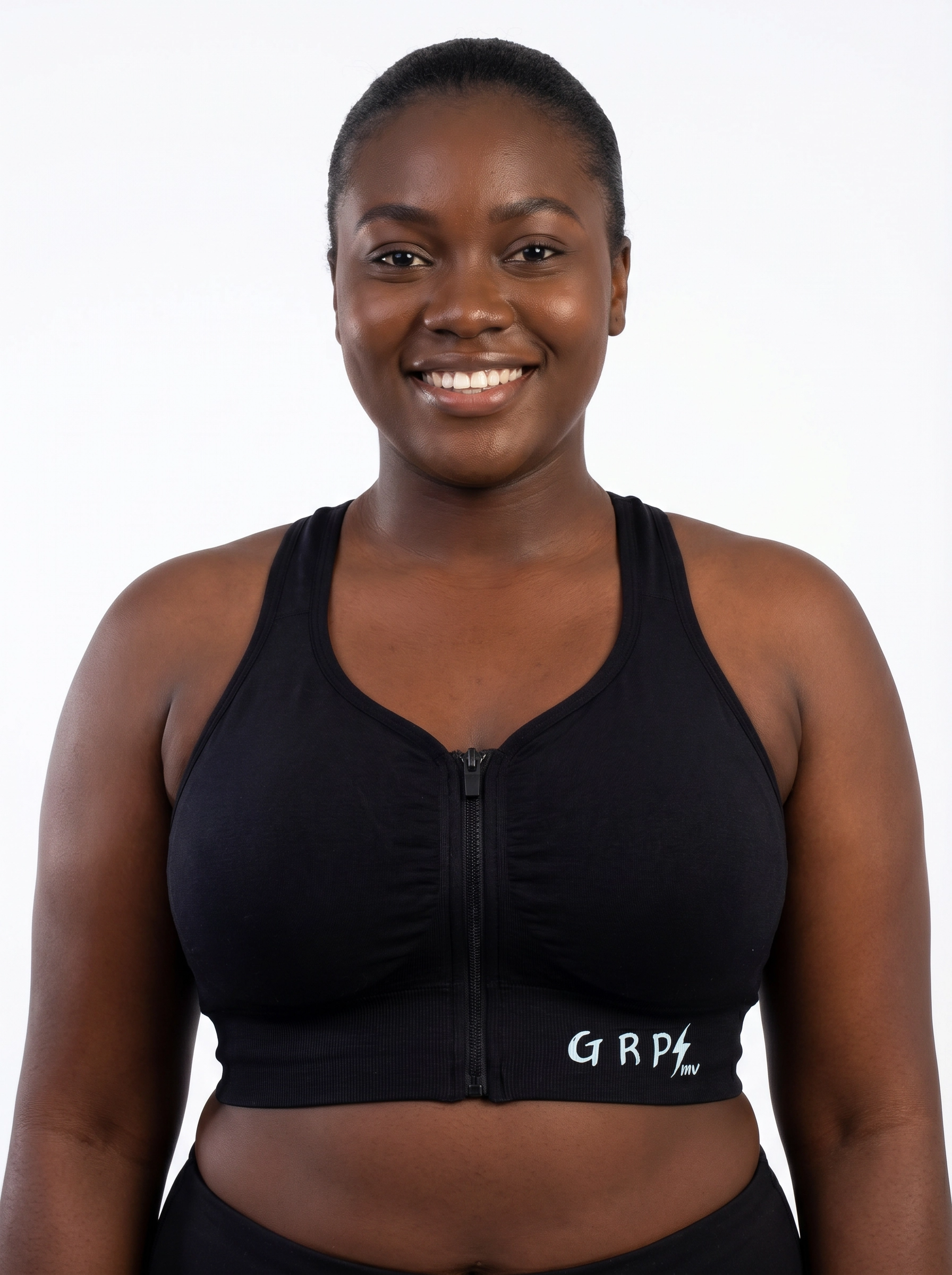 Brassière Sport GRPmv — Zip Frontal (Col V)