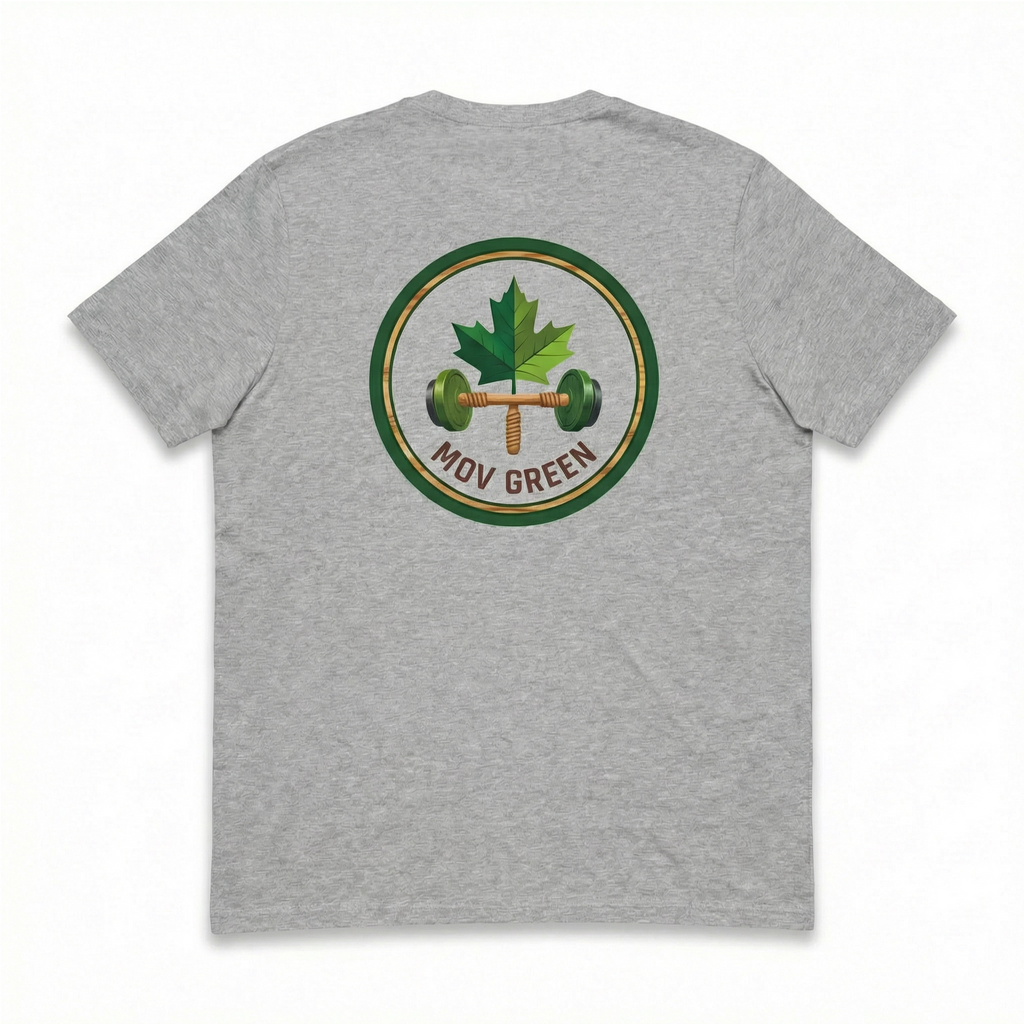 T-shirt GRP⚡ "La nature est ...." — Gris chiné