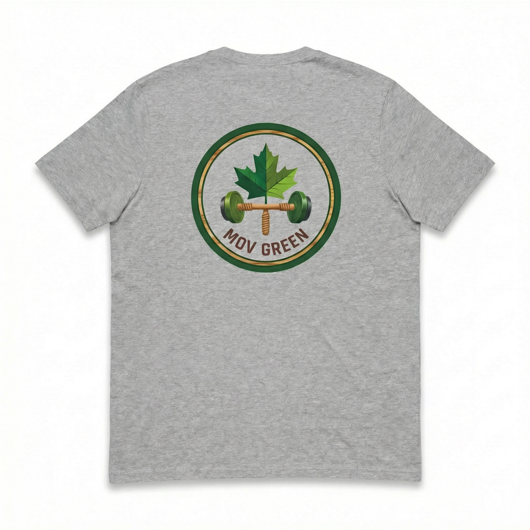 T-shirt GRP⚡ "La nature est ...." — Gris chiné